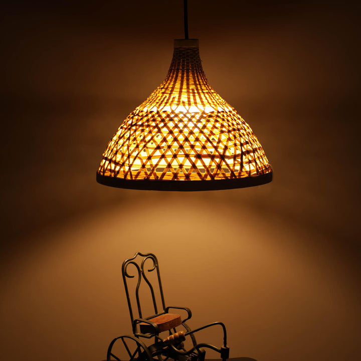 Handmade Dome Bamboo Lamp