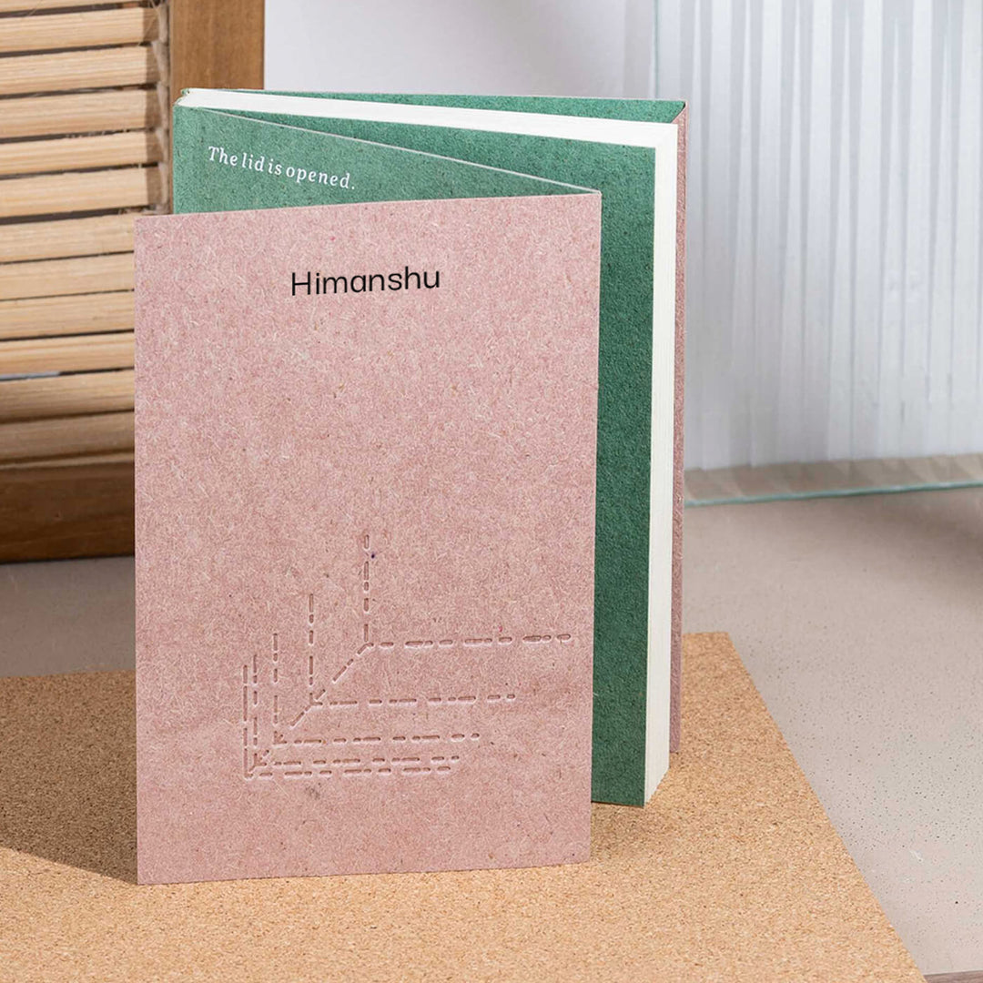 Sustainable Personalized Blank Notebook | 96 Pages, A6