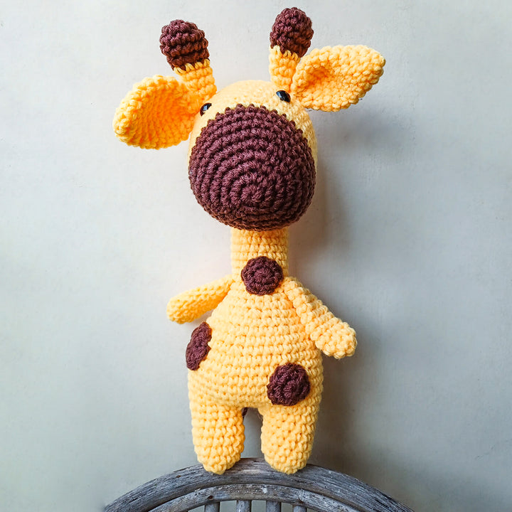 Giraffe Hedgehog Amigurumi Crochet Toy