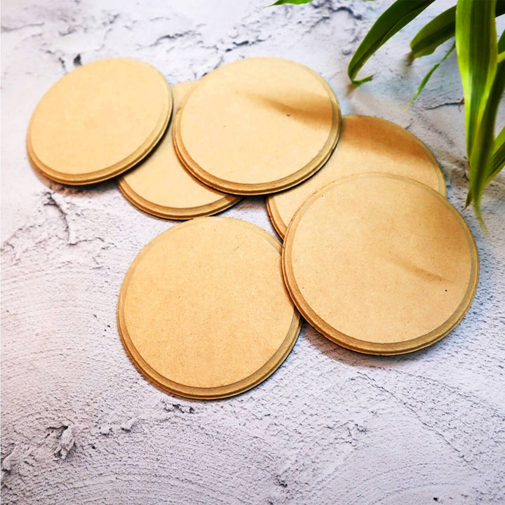 Ready-To-Paint MDF Coaster Bases - WEM327