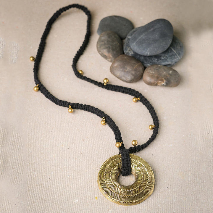 Contemporary Handmade Tribal Dokra Long Necklace