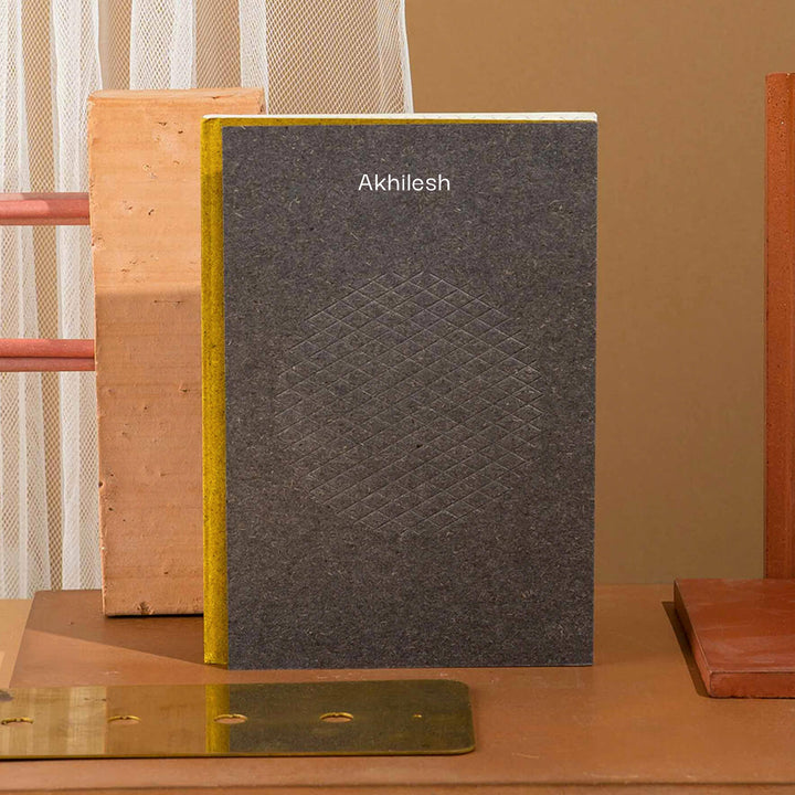 Personalized Isometric Grid Eco-friendly Notebook| 96 Pages, A5