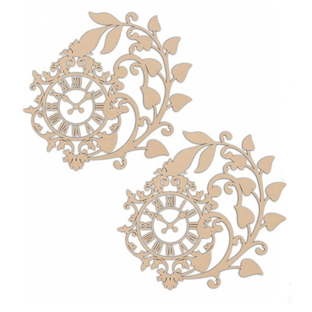 Ready to Decorate Wooden Cutouts - Floral Steampunk