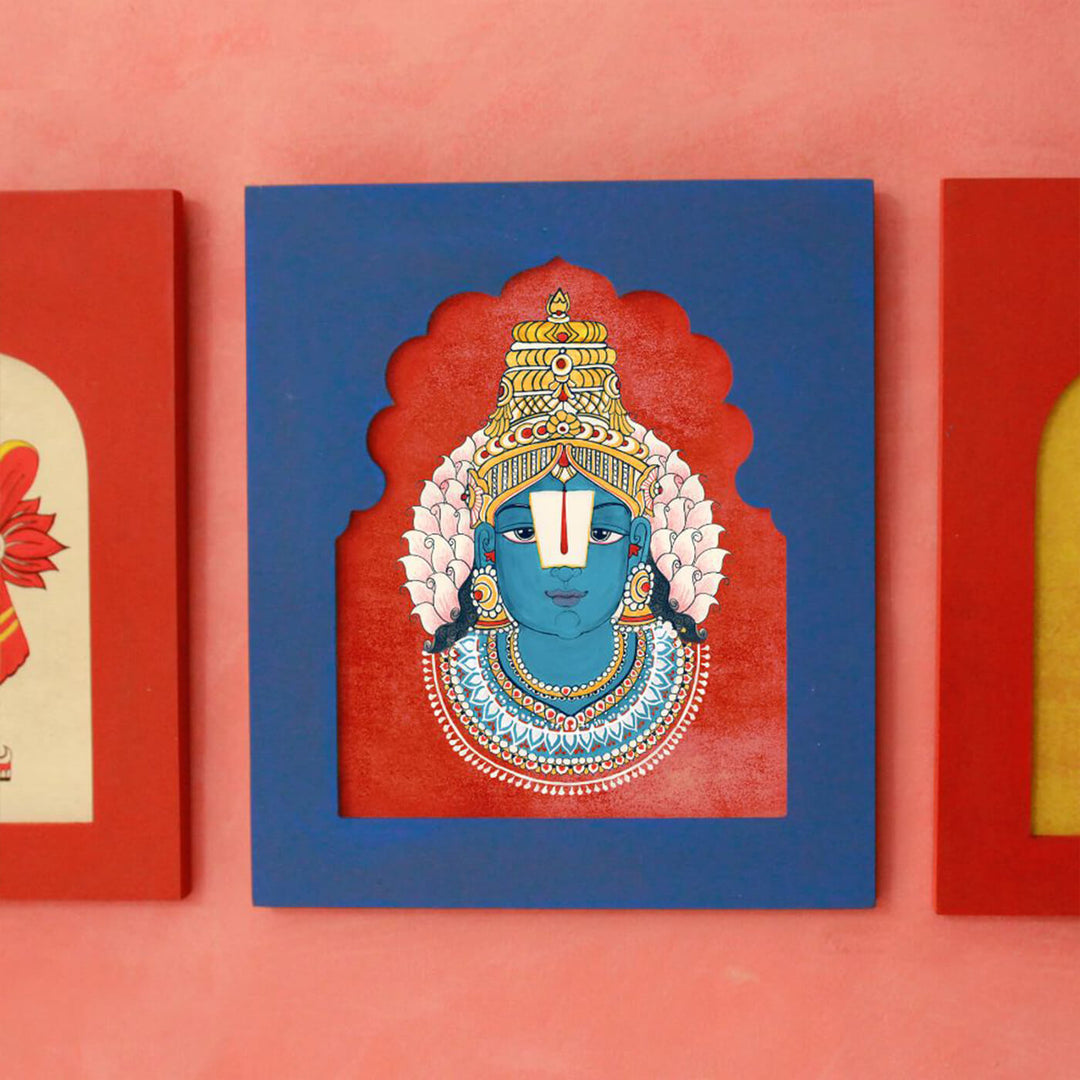 Traditional Wall Frames - Vishnu - Set of 3