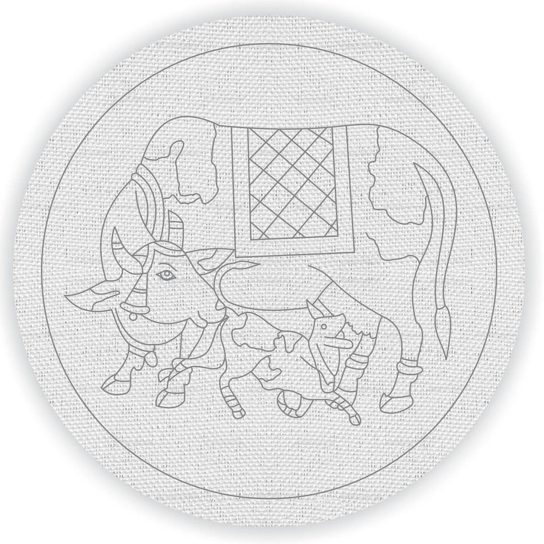 Trial Pack - Flora and Fauna Premarked Canvas Bases - Set of 7