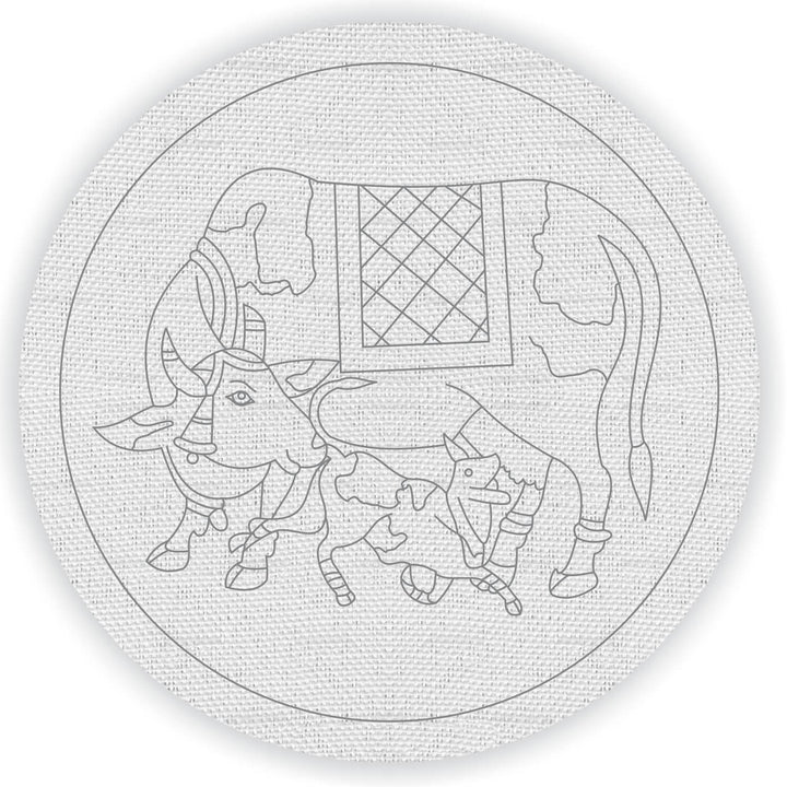 Trial Pack - Flora and Fauna Premarked Canvas Bases - Set of 7