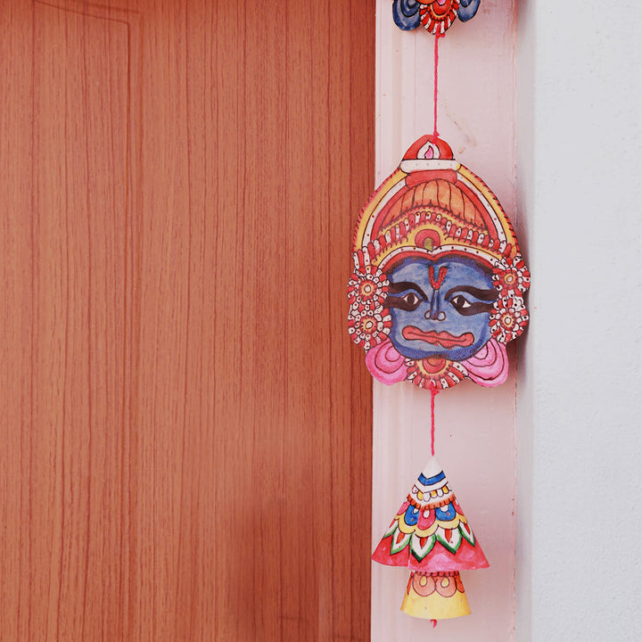 Hand-painted Krishnanattam Tholu Puppet Hanging