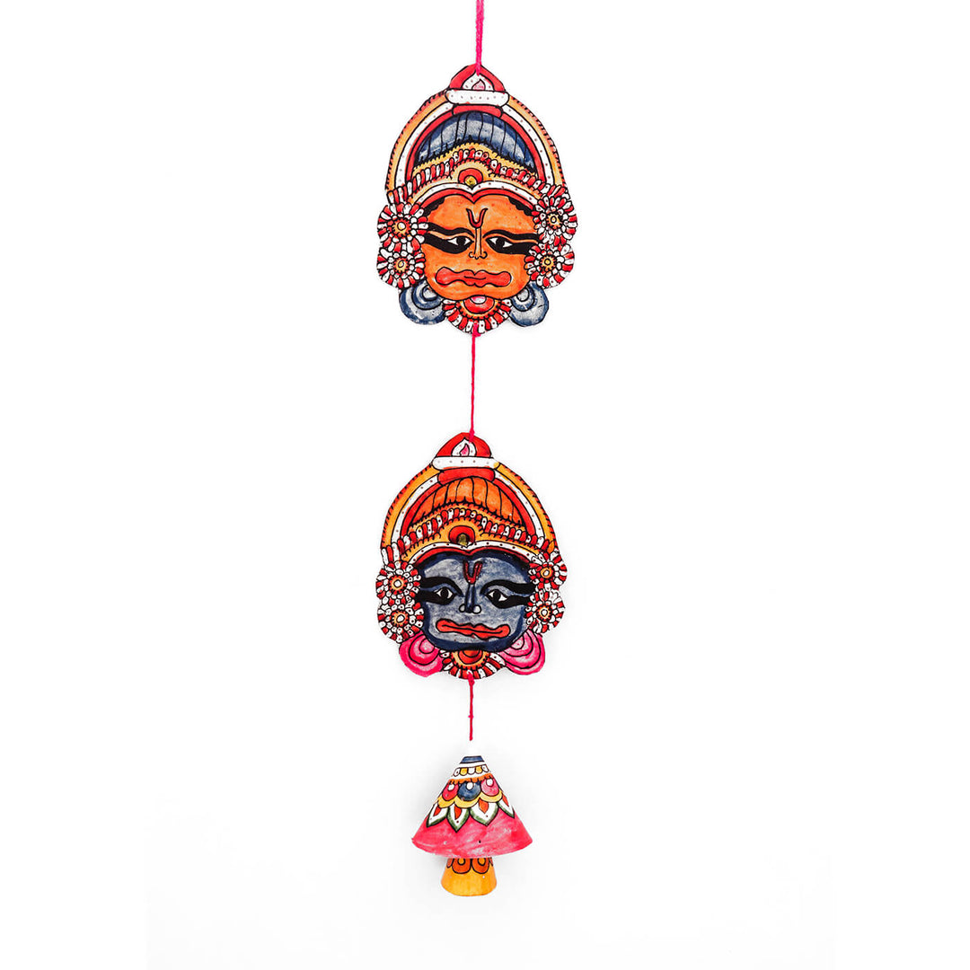 Hand-painted Krishnanattam Tholu Puppet Hanging