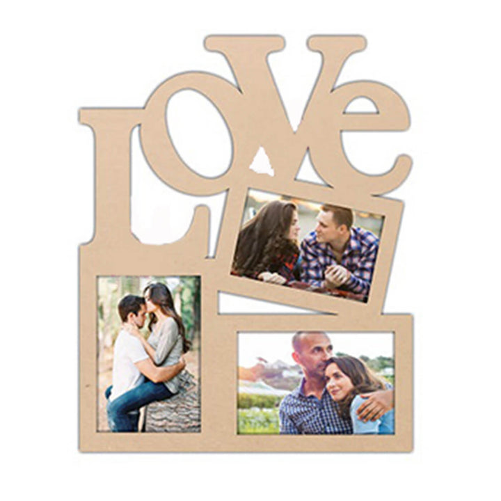 Trial Pack - Ready to Paint MDF Photo Frame - Couple Love