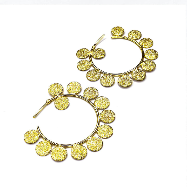 Matt Circle Style Hoops