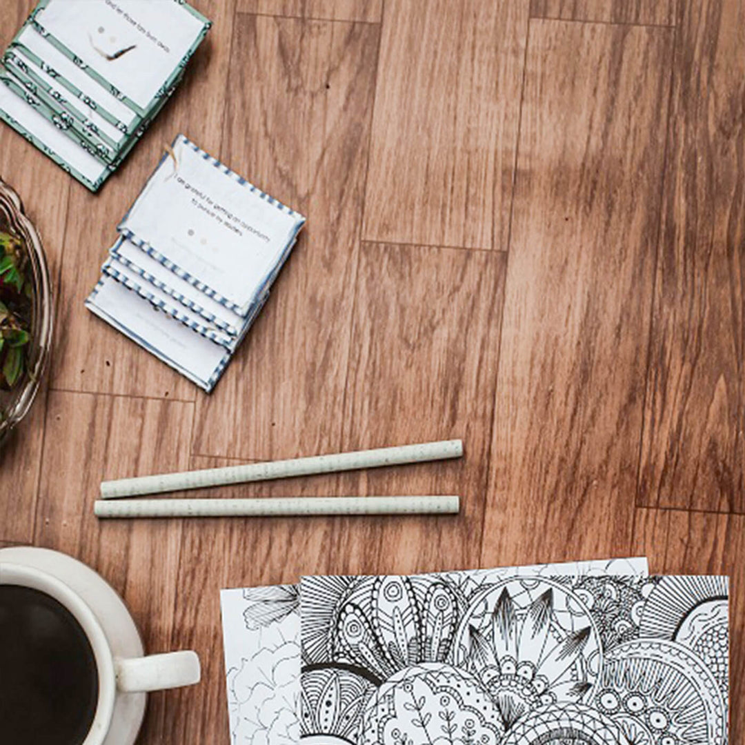 Eco-friendly Handmade Beige Solid Journal & Self-Care Hamper