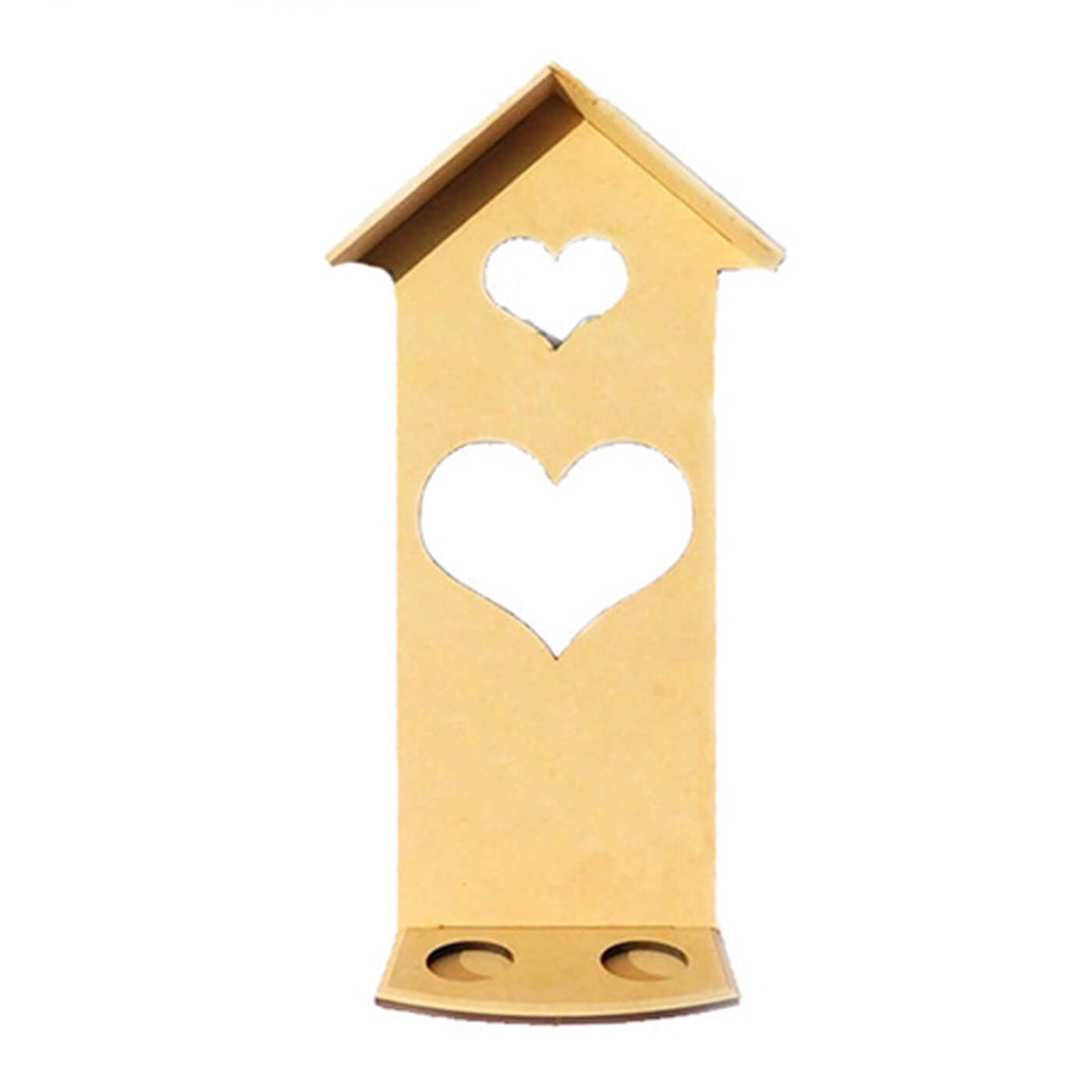 Saver Bundle - Ready to Paint MDF Tealight Holder - Dual Hearts