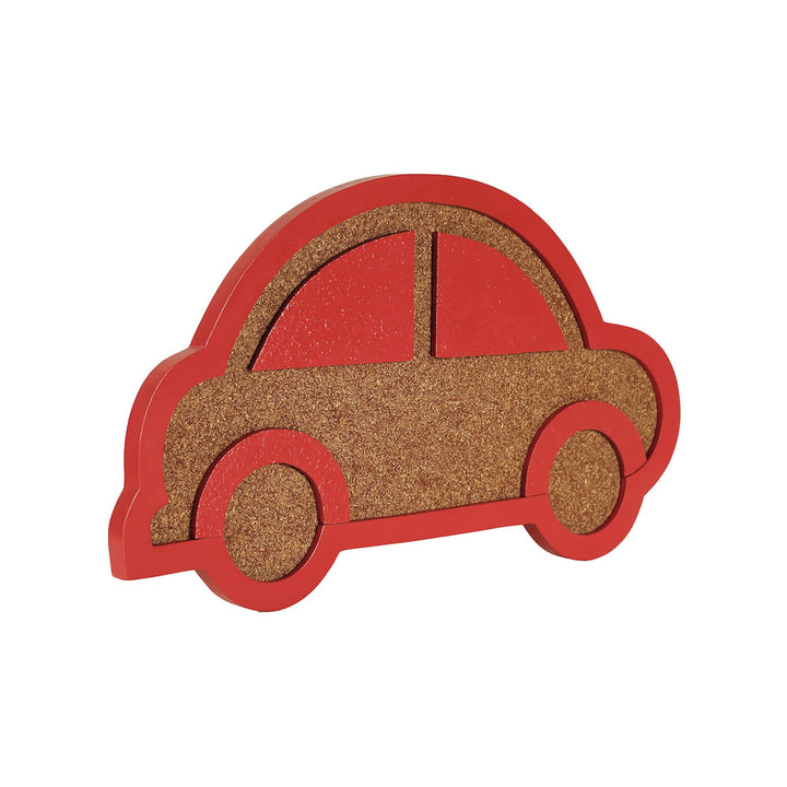 Little Brown Car Cork Pinboard for Kids