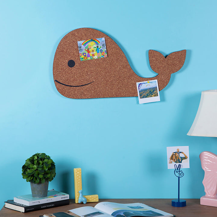 Whale Cork Pinboard for Kids