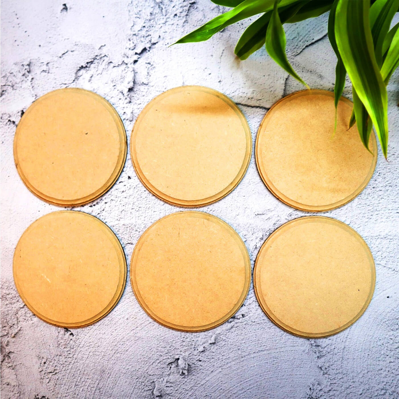 Buy Ready-To-Paint MDF Coaster Bases - WEM327 Online On Zwende