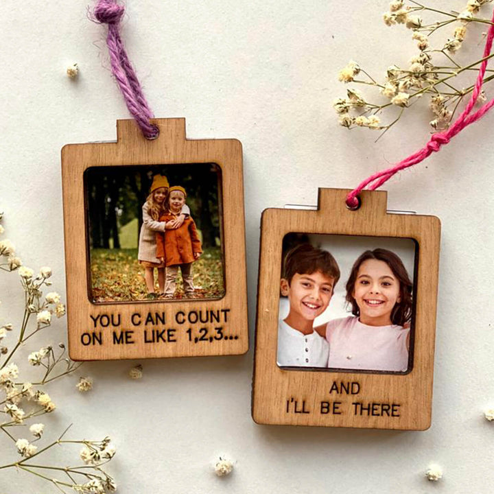 Personalized Polaroid Photo Magnet with 2 photos - Zwende