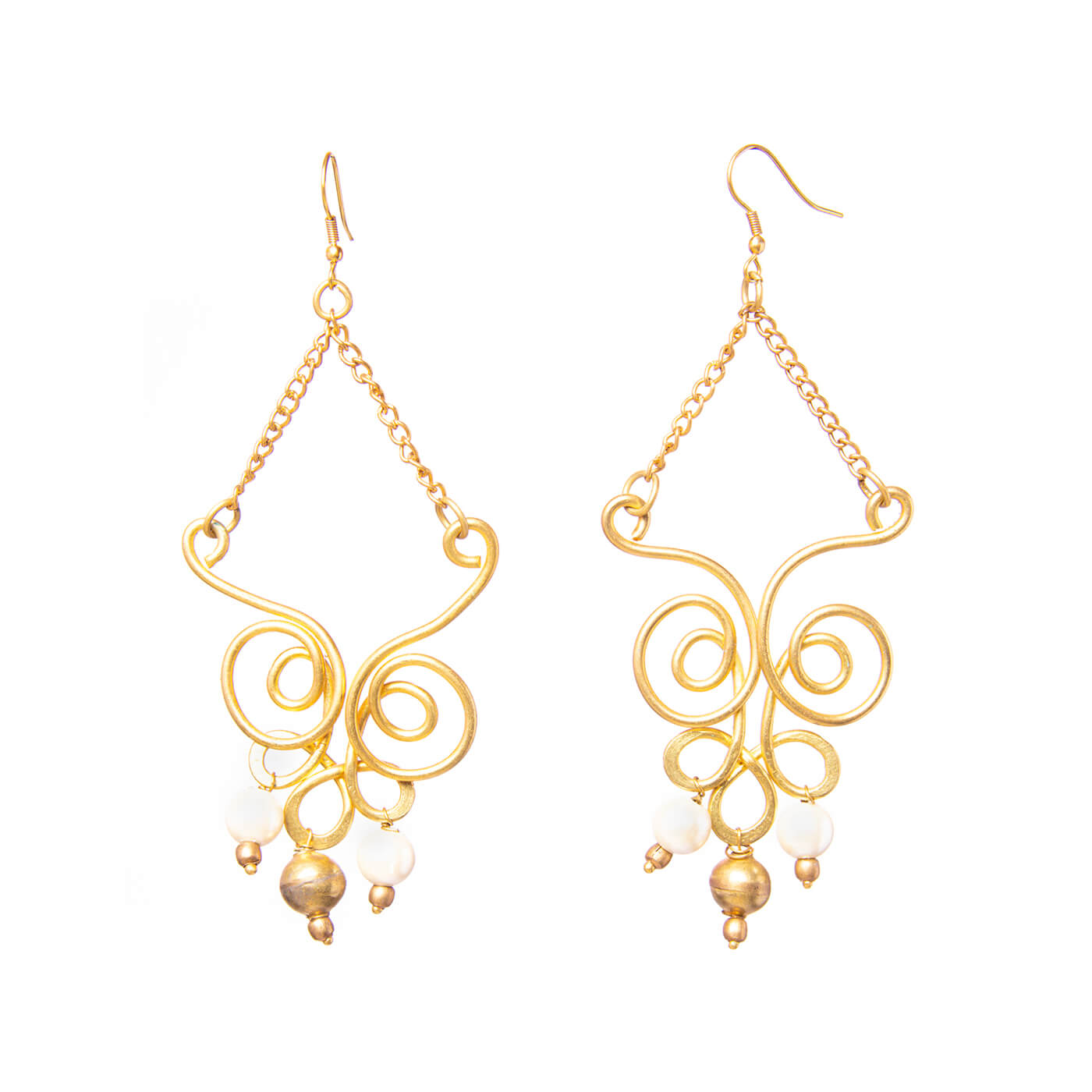 Buy Latest Gold Dangle Earrings Designs Online - Vaibhav Jewellers