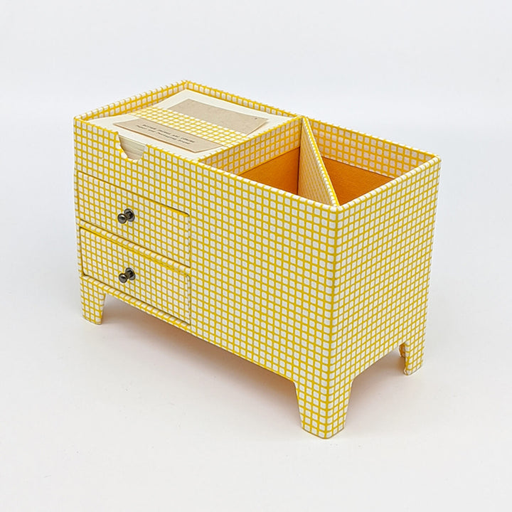 Handmade Paper Desk Organiser with Mini Drawers