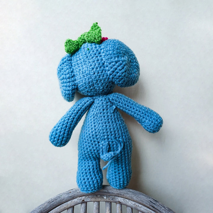 Female Elephant Amigurumi Crochet Toy