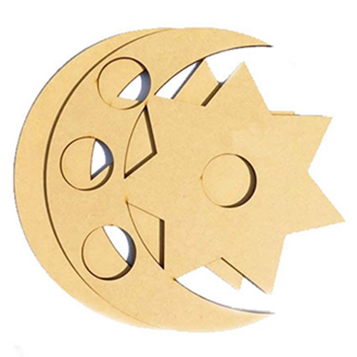 Saver Bundle - Ready to Paint MDF Tealight Holder - Moon & Stars