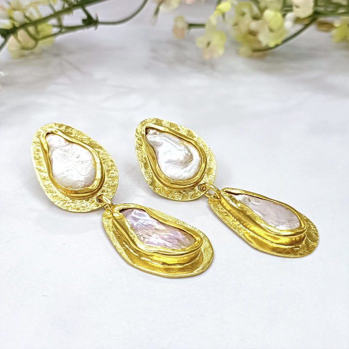 Baroque Pearl Teardrops