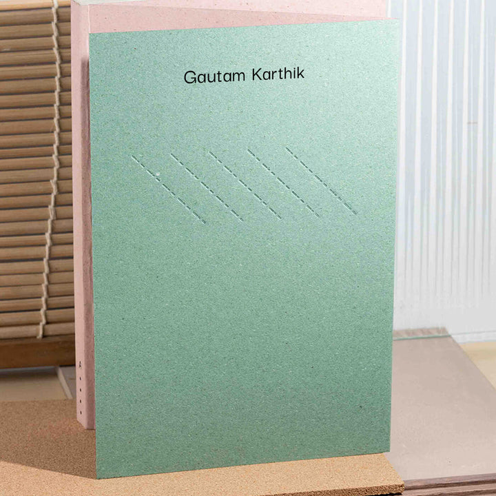 Sustainable Personalized Blank Notebook | 120 Pages, A4