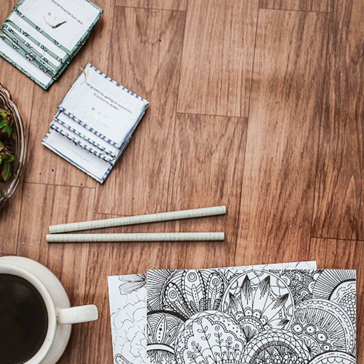 Eco-friendly Handmade Blue Lotus Journal & Self-Care Hamper