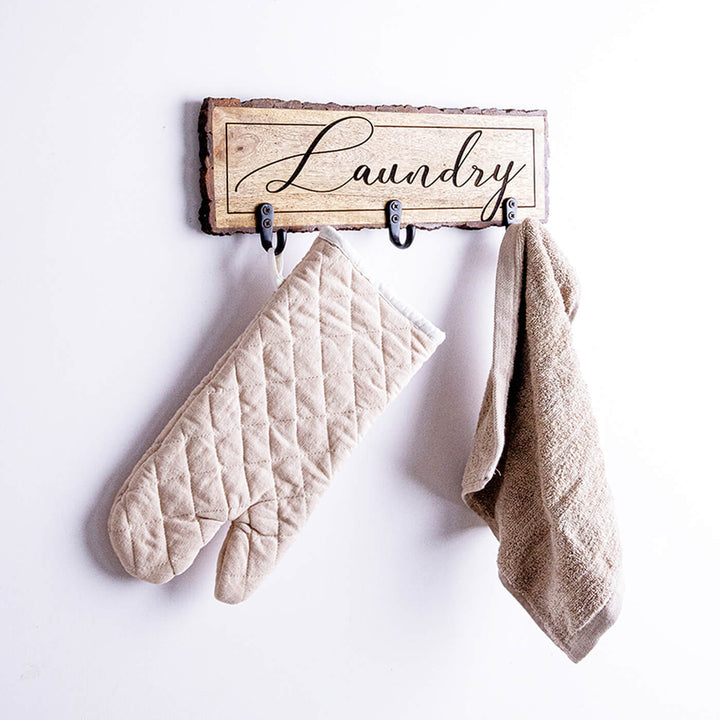 "Laundry" Edged Wall Hook