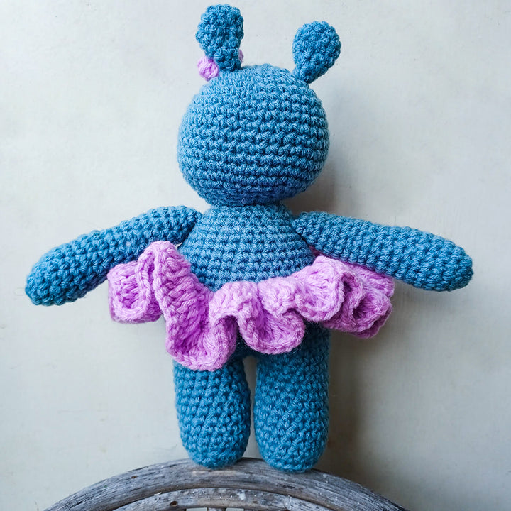 Hippo Amigurumi Crochet Toy