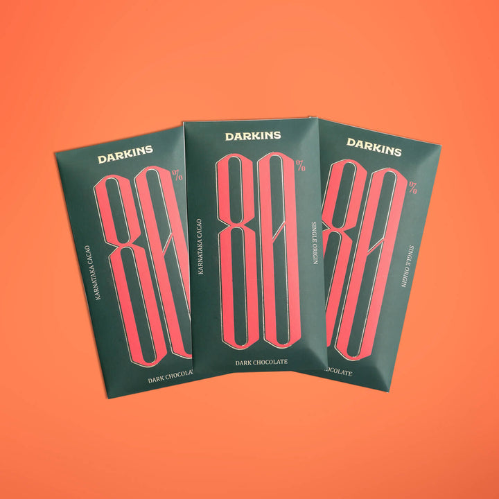 Vegan & Gluten Free | 80%Dark Chocolate From Karnataka