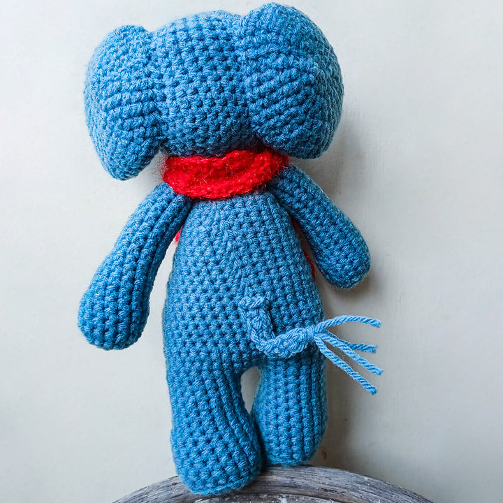 Male Elephant Amigurumi Crochet Toy