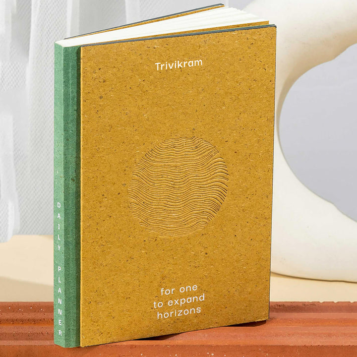 Personalized Undated Eco-friendly Mini Daily Planner | 160 Pages, B6
