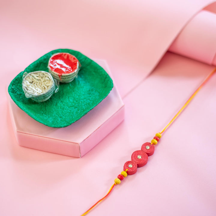 Paper Mache Rakhi Hamper