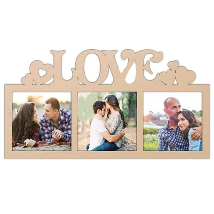 Trial Pack - Ready to Paint MDF Photo Frame - Couple Love