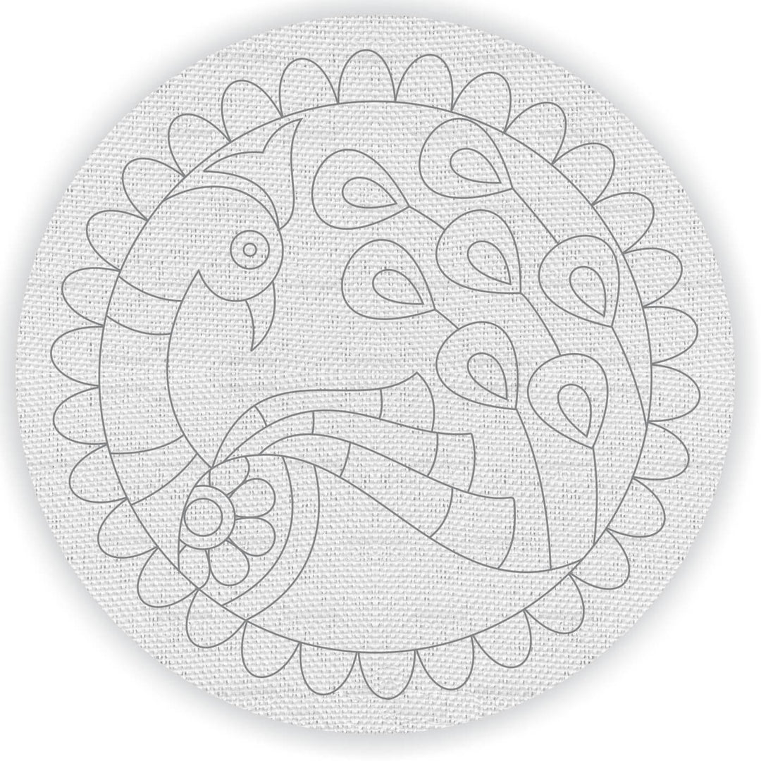 Trial Pack - Spiritual Premarked Canvas Bases - Set of 6