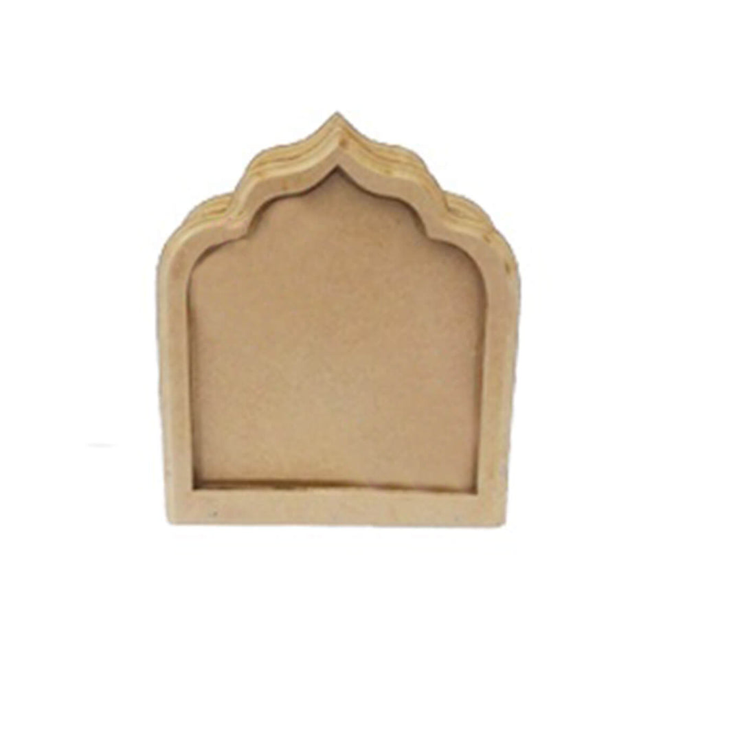 Ready-To-Paint MDF Royal Coaster Bases with Stand - KP058
