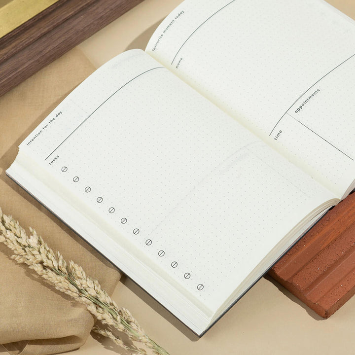 Personalized Undated Eco-friendly Mini Daily Planner | 160 Pages, B6