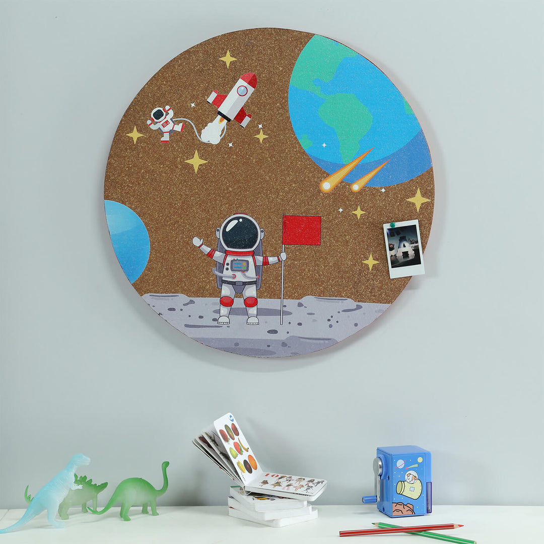 Earth Cork Pinboard for Kids