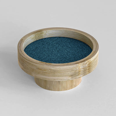 Bamboo Round Podium Small Tray