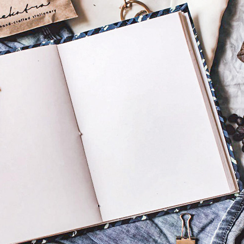Indigo Chevron A5 Journal