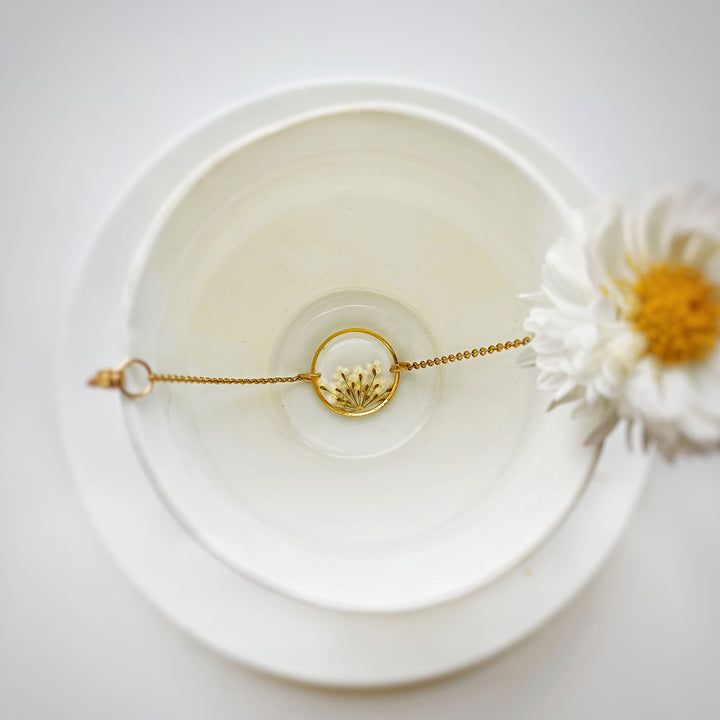 Preserved Flower Bracelet - Queen Anne's Flower