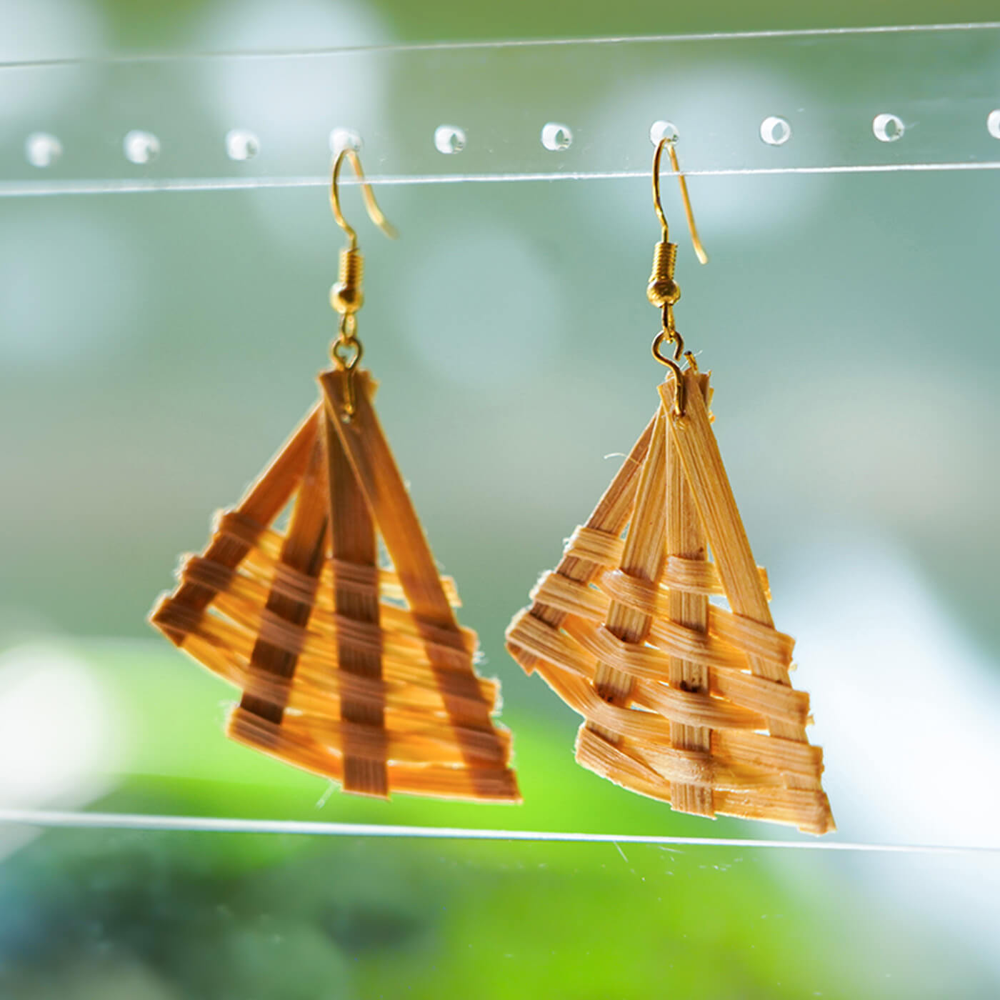 Buy Mast Ship Bamboo Earrings Online On Zwende