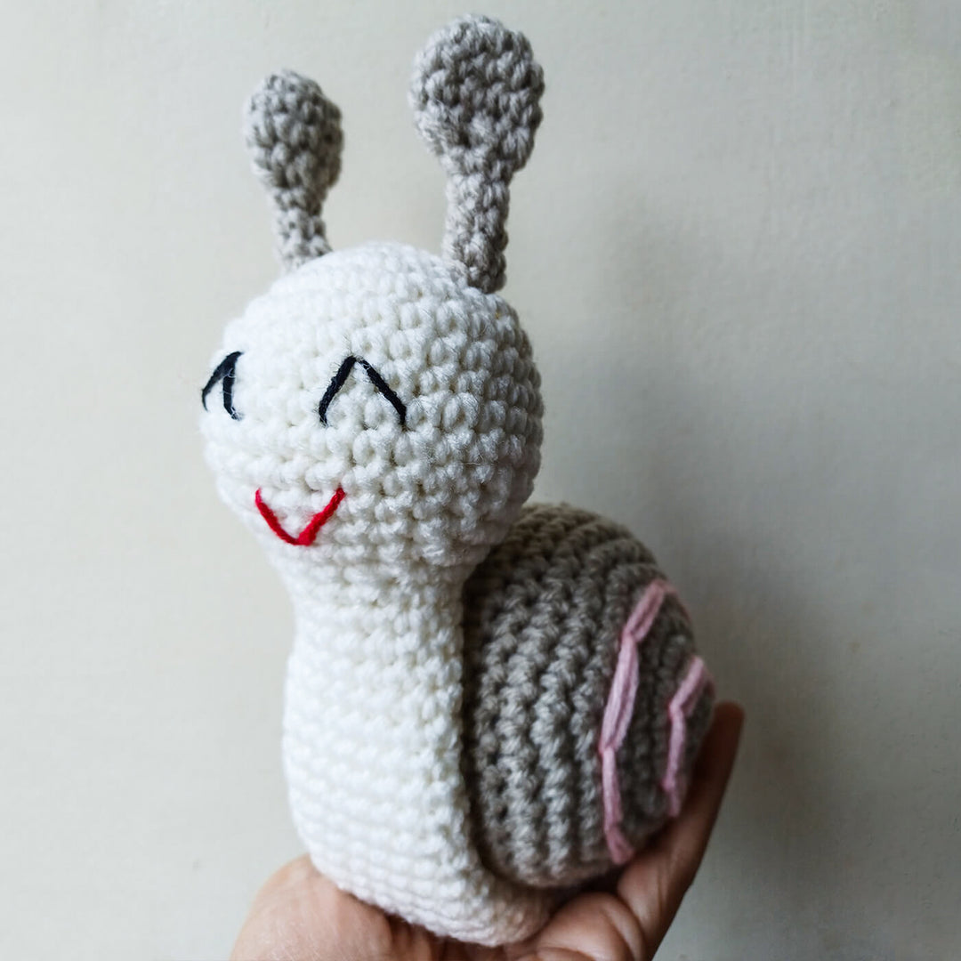 Round Snail Amigurumi Crochet Toy