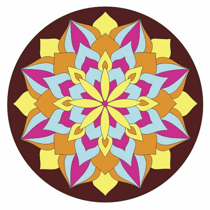 Ready to Paint MDF Engraved Mandala Base - 1107