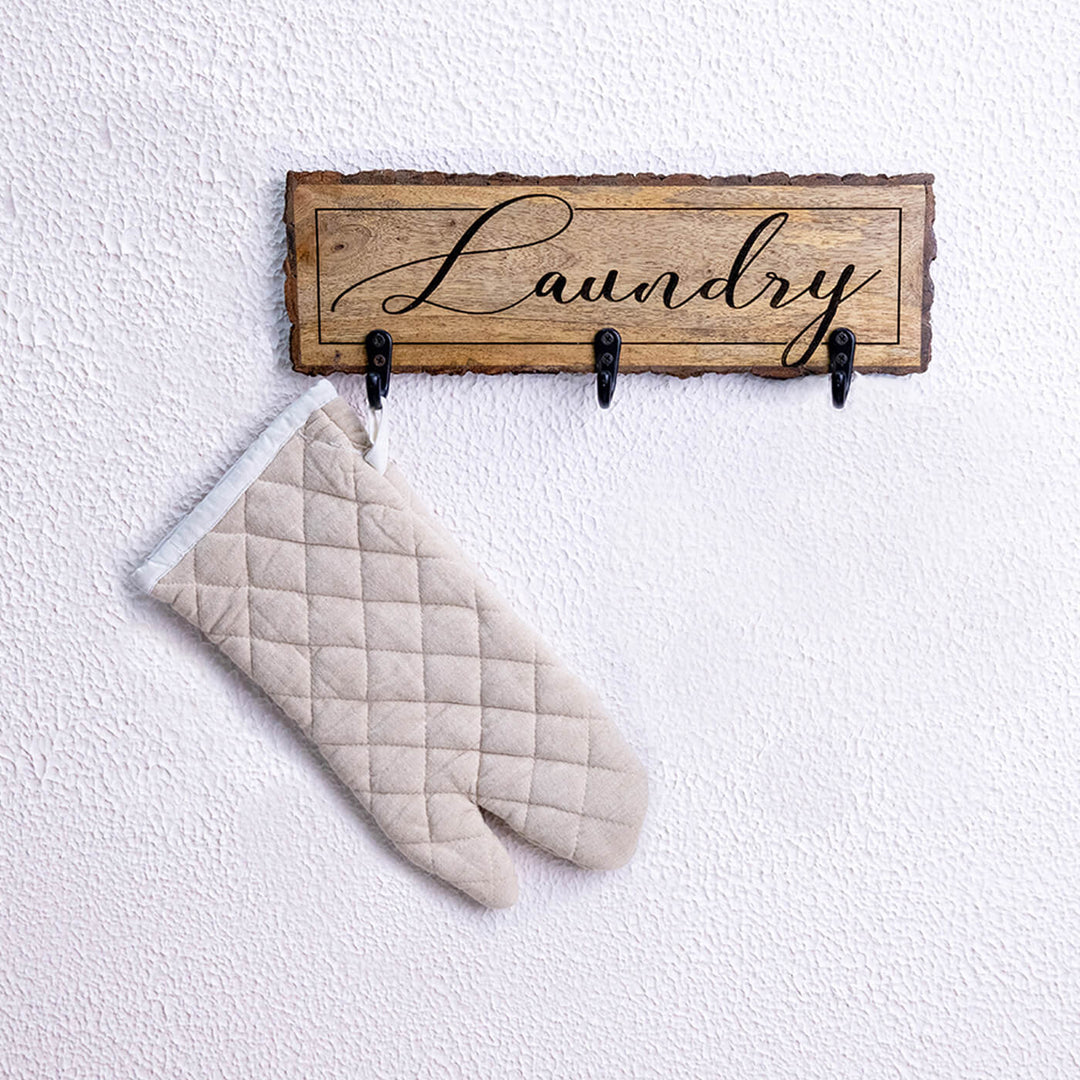 "Laundry" Edged Wall Hook