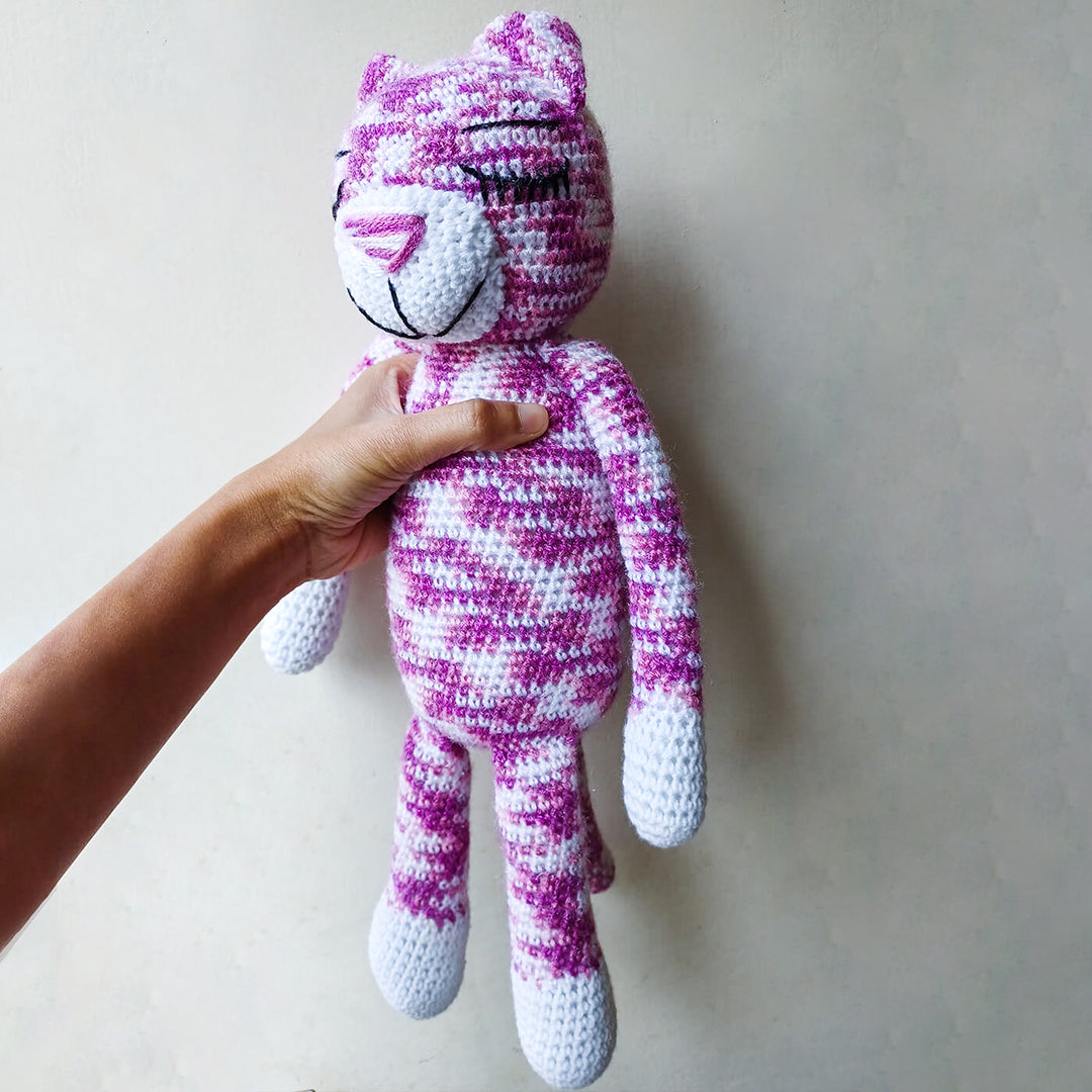 Large Cat Amigurumi Crochet Toy