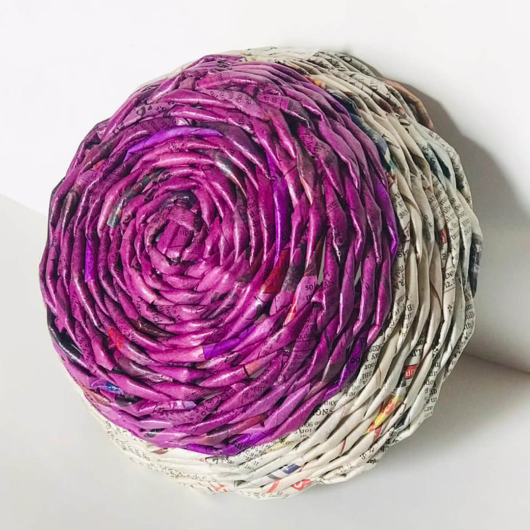 Handmade Upcycled Multipurpose Mini Bowl - Purple
