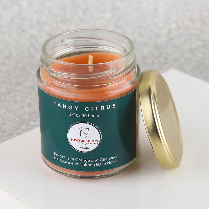 Tangy Citrus Scented Candle - Zwende