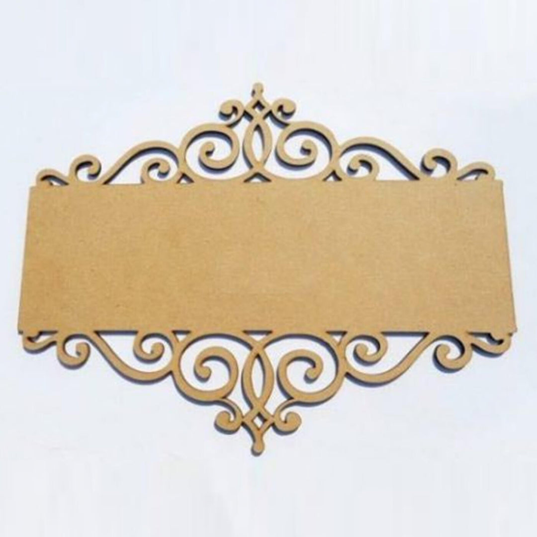 Ready to Paint MDF Base - Royal Cutwork