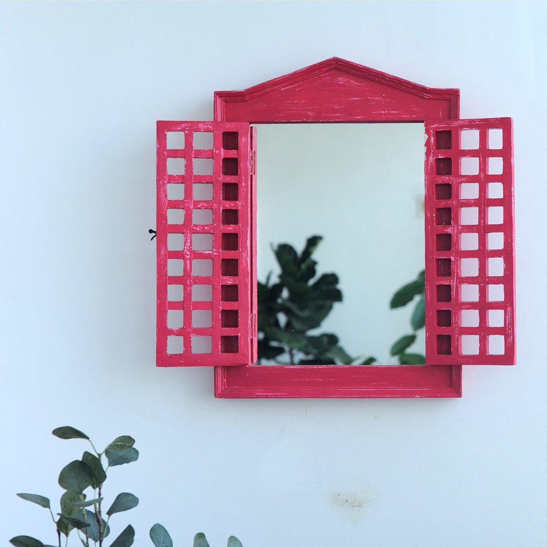 Small Classic French Window Mirror